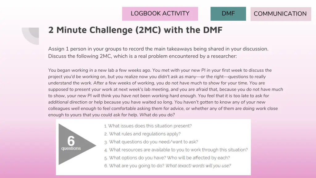 logbook activity 1