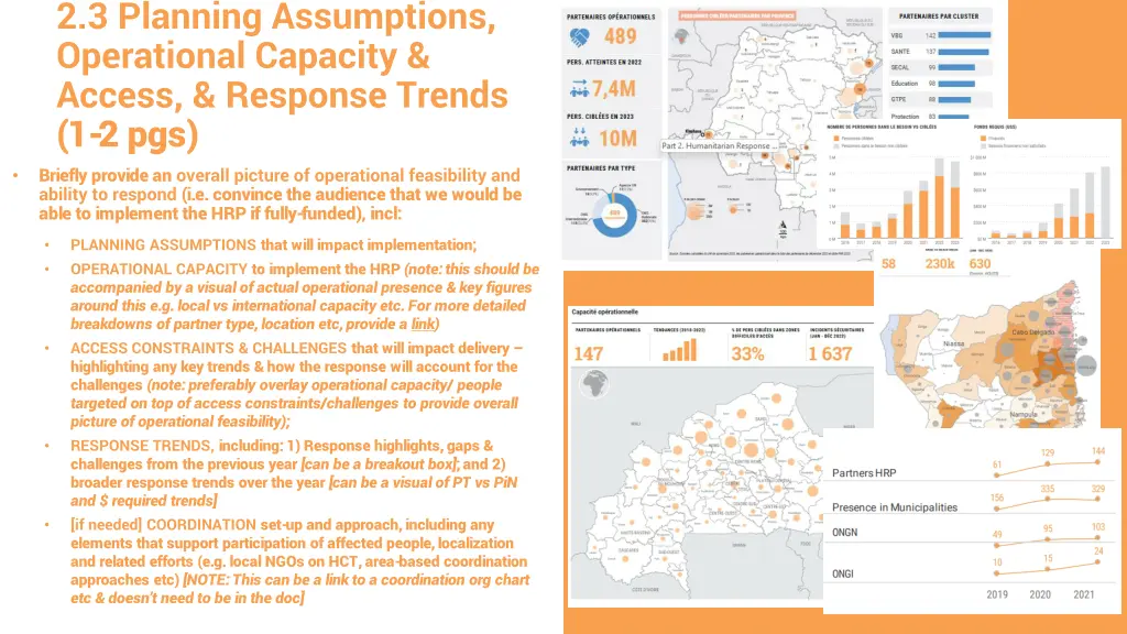 2 3 planning assumptions operational capacity