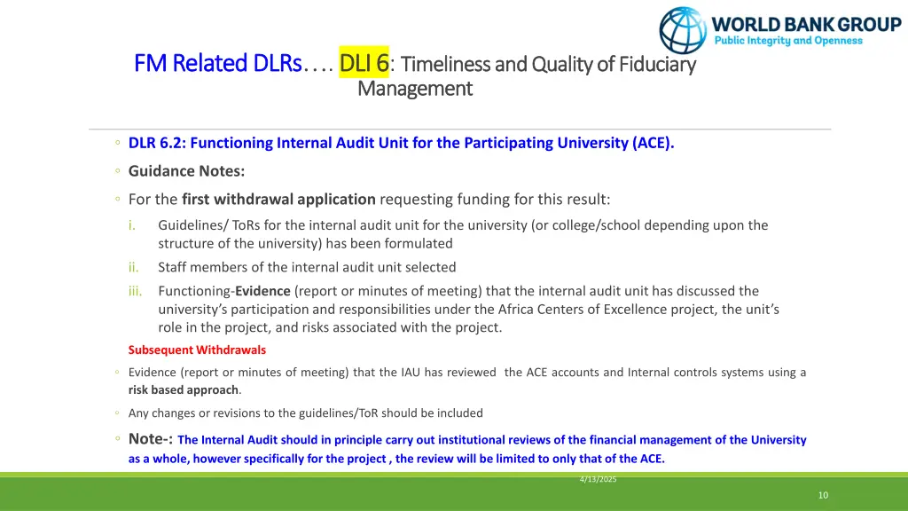 fm related dlrs fm related dlrs dli 6 1