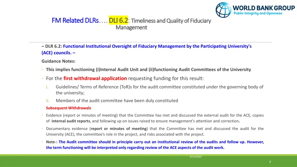 fm related dlrs fm related dlrs dli 6 2