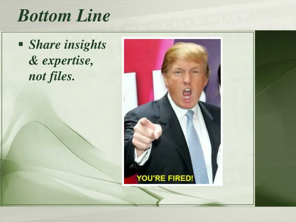 bottom line