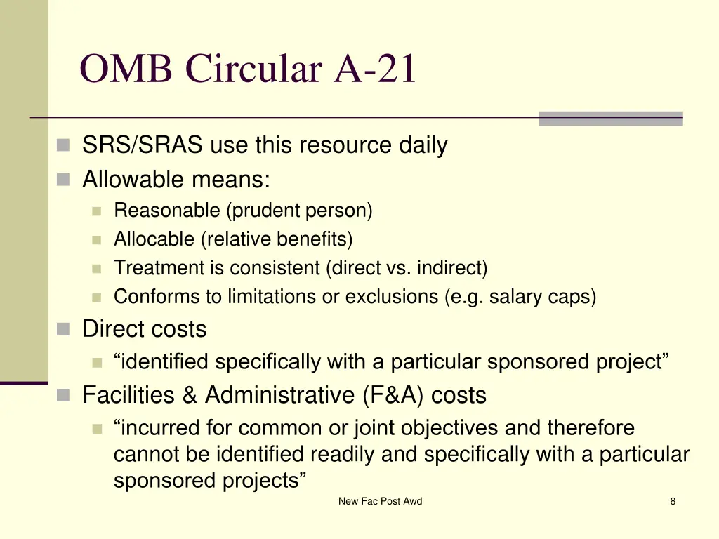 omb circular a 21