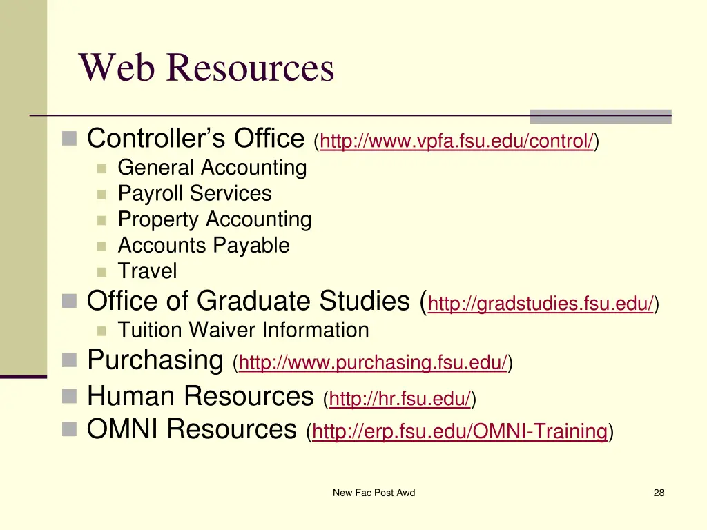 web resources 1