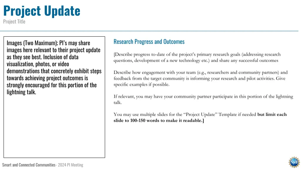 project update project title