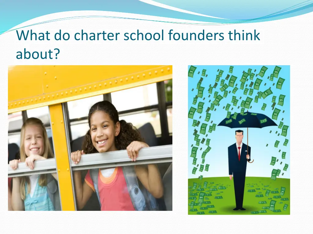 what do charter school founders think about
