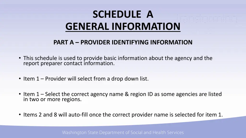 schedule a general information
