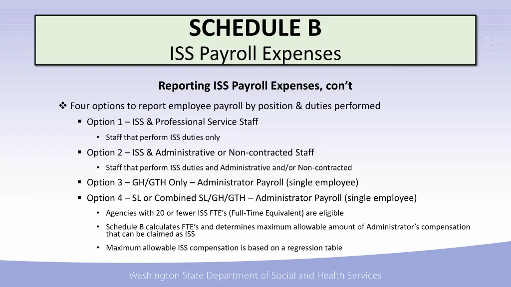 schedule b iss payroll expenses 3