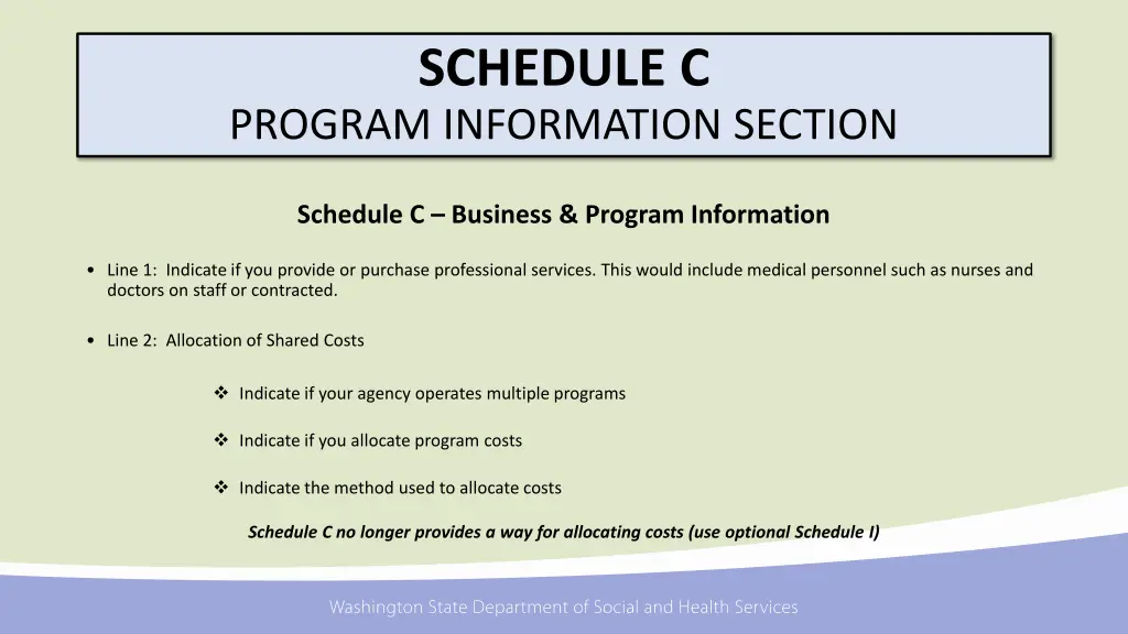 schedule c