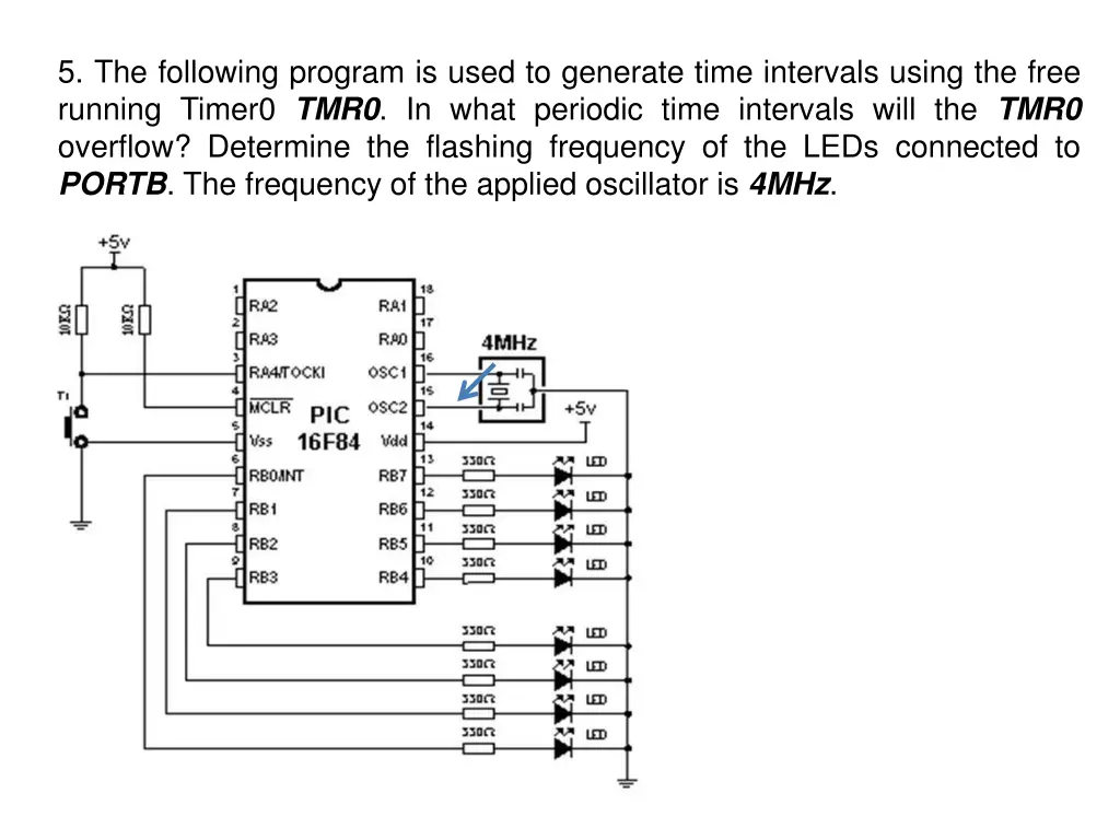 5 the following program is used to generate time