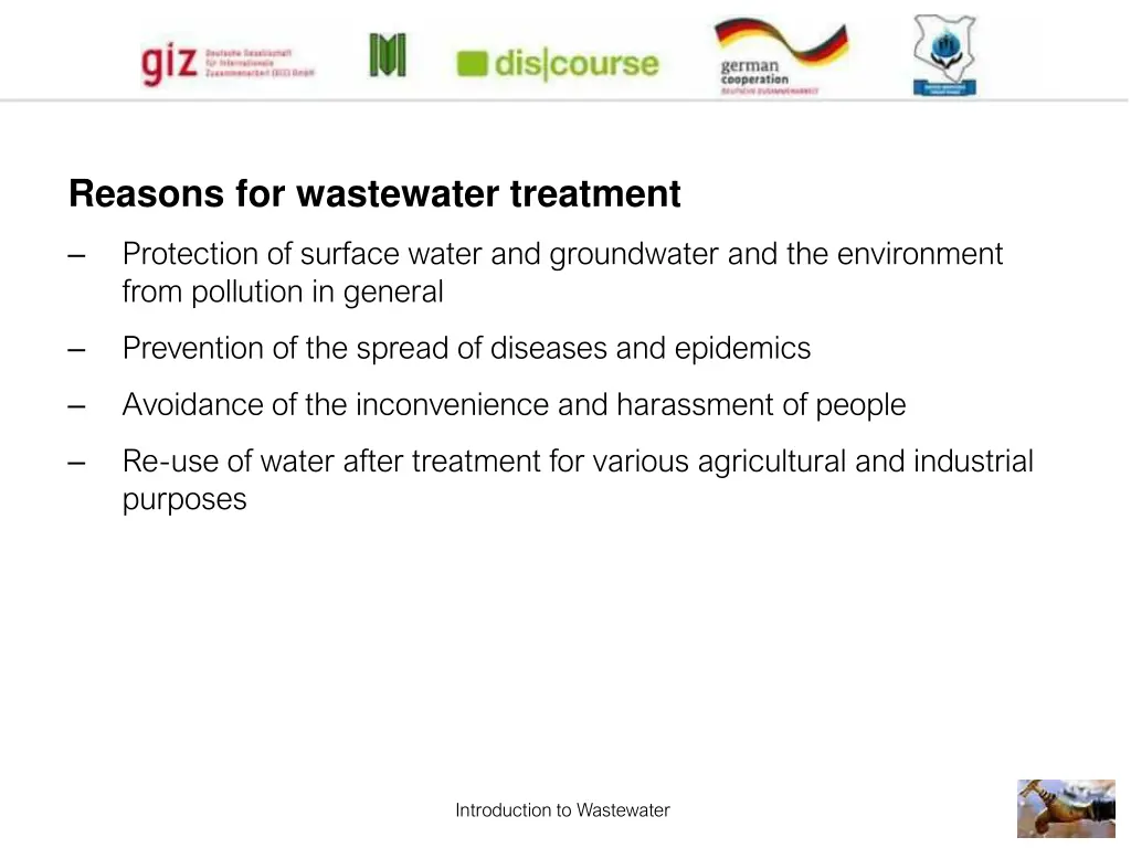 reasons for wastewater treatment