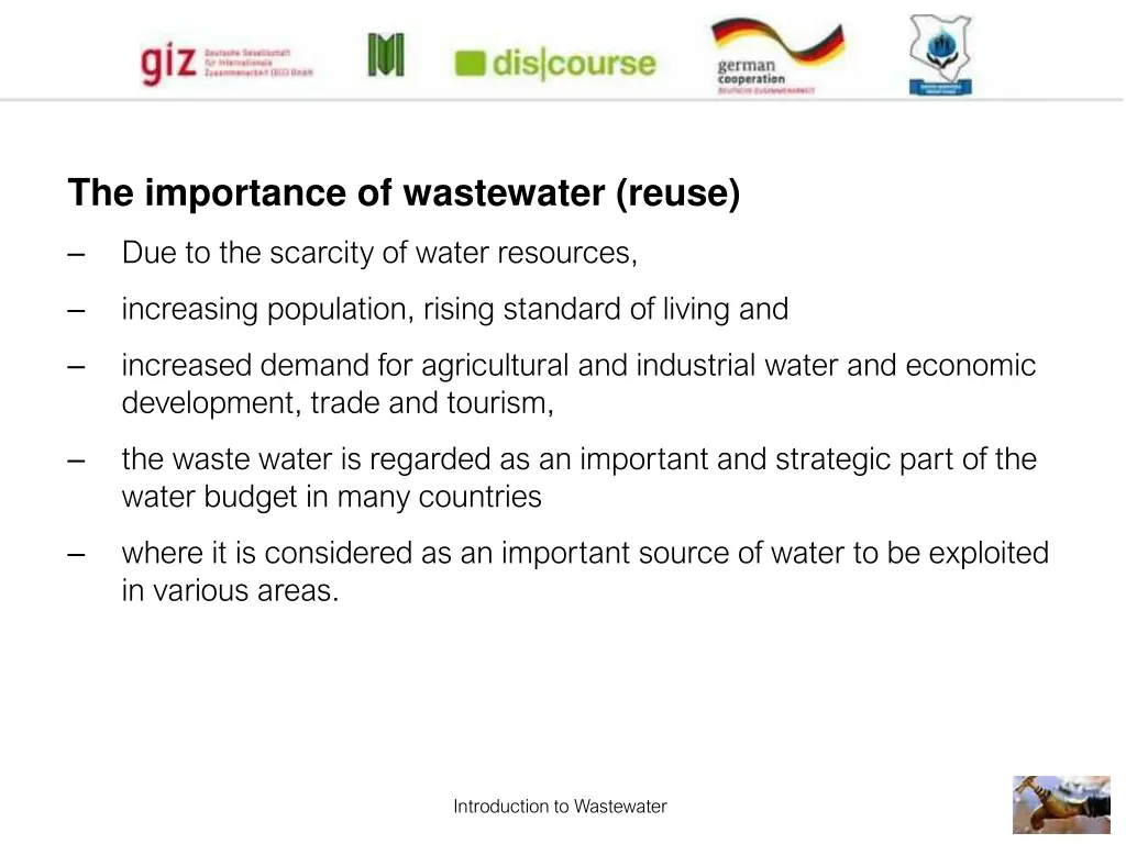 the importance of wastewater reuse