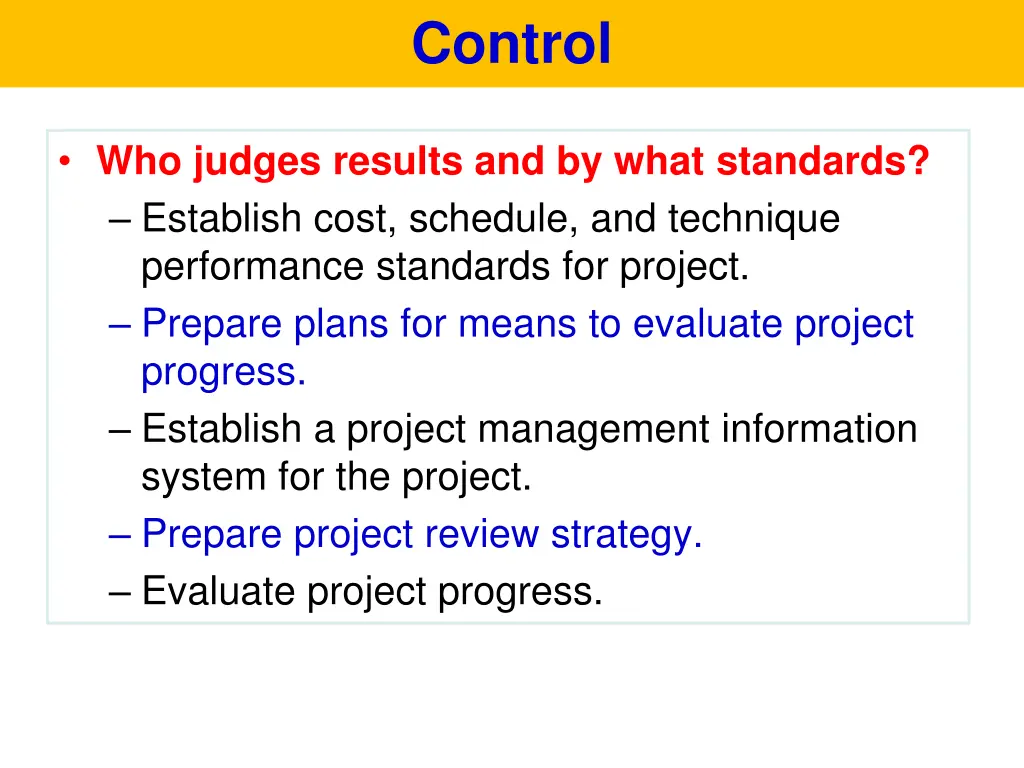 control