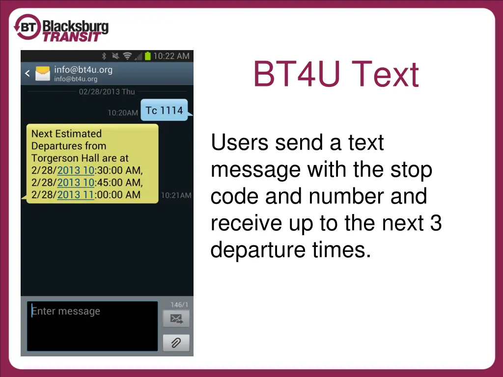 bt4u text