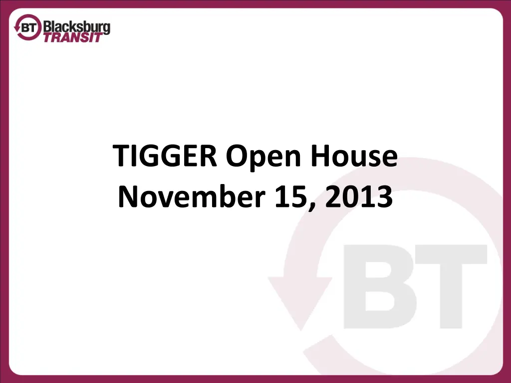 tigger open house november 15 2013