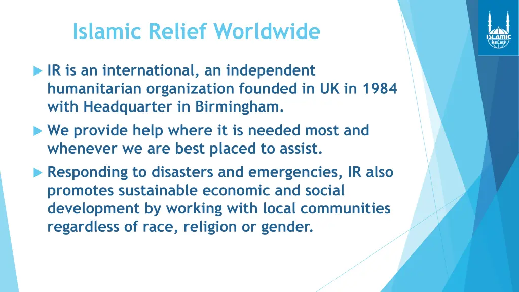 islamic relief worldwide