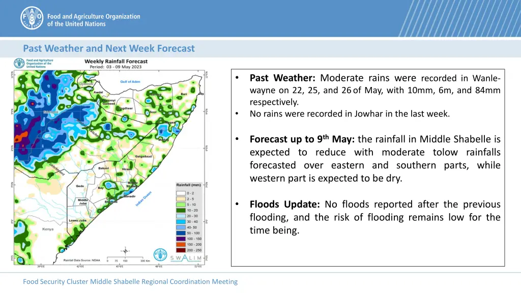 past weather and next week forecast