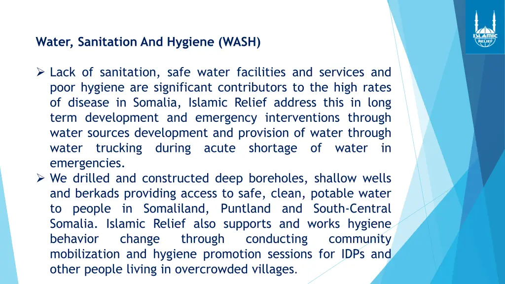 water sanitation and hygiene wash