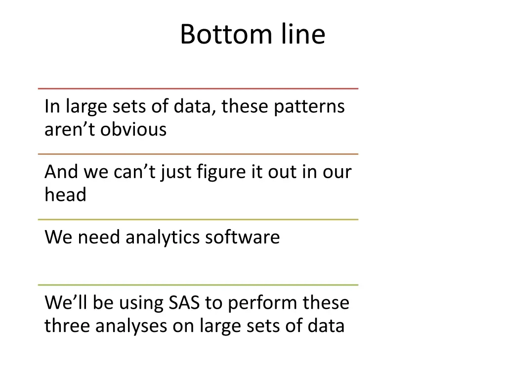 bottom line