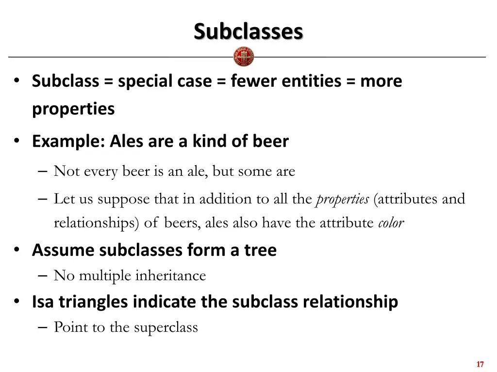 subclasses 1
