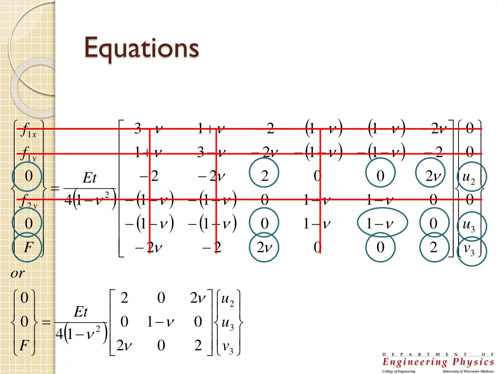 equations