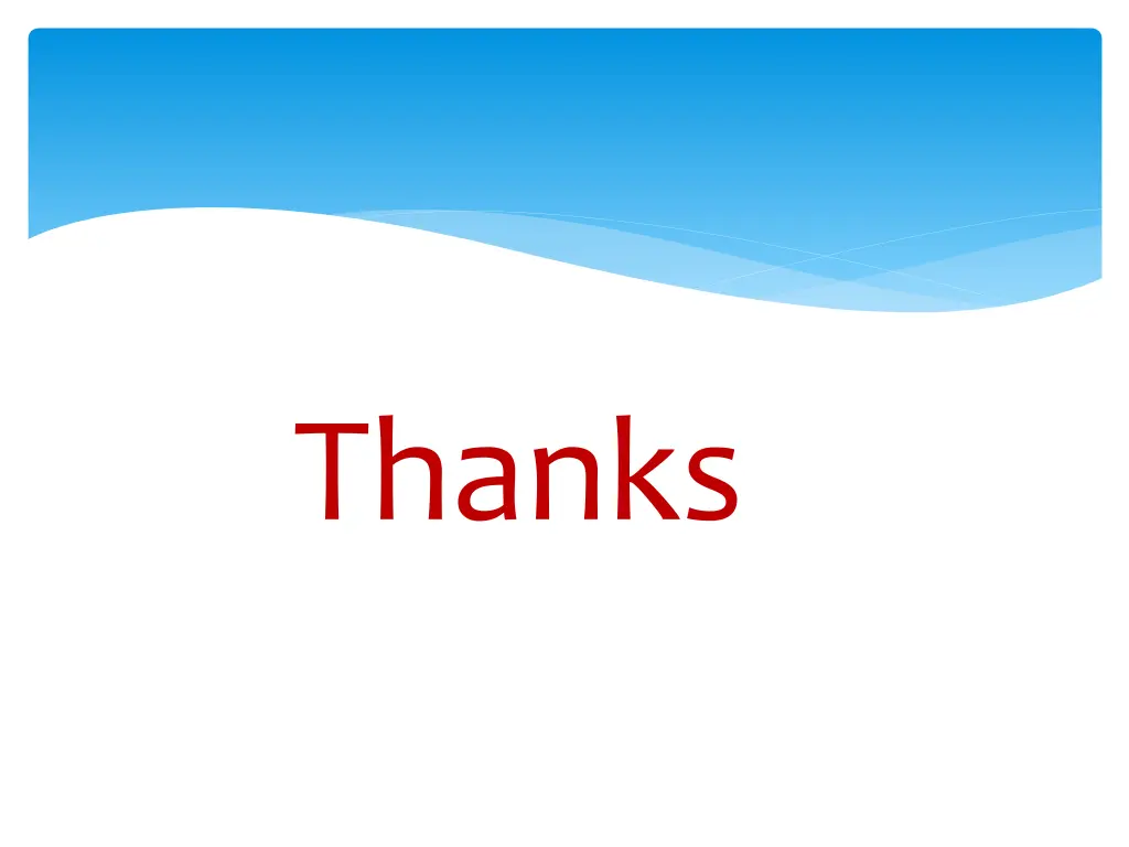 thanks