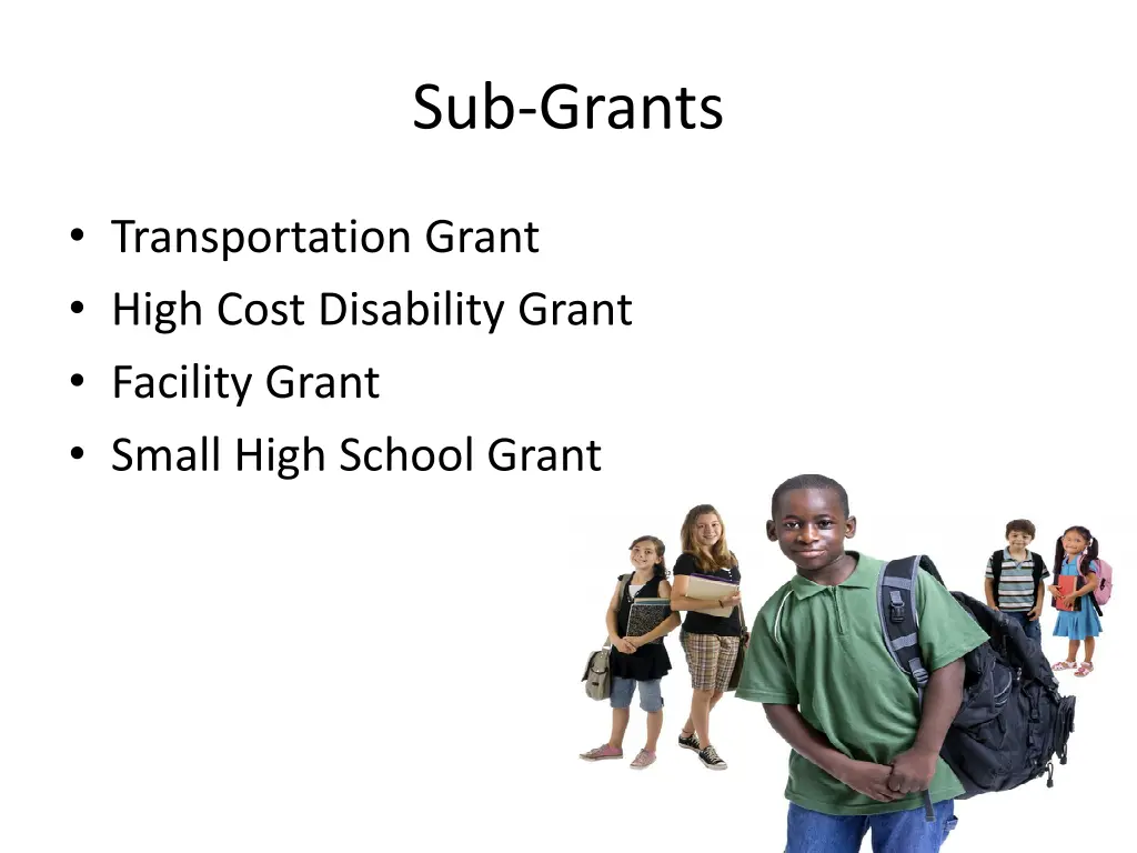 sub grants