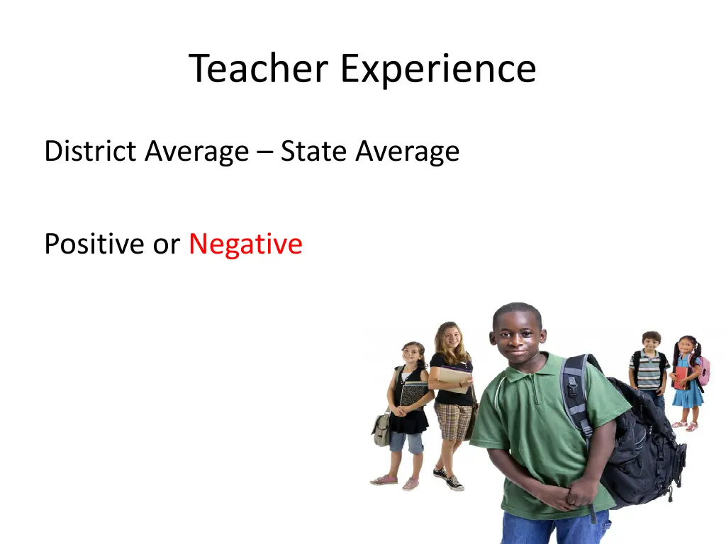 teacher experience