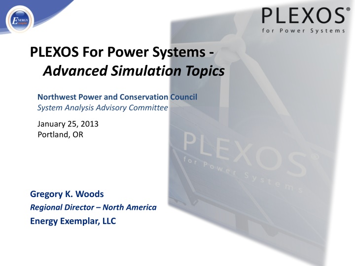 plexos for power systems advanced simulation