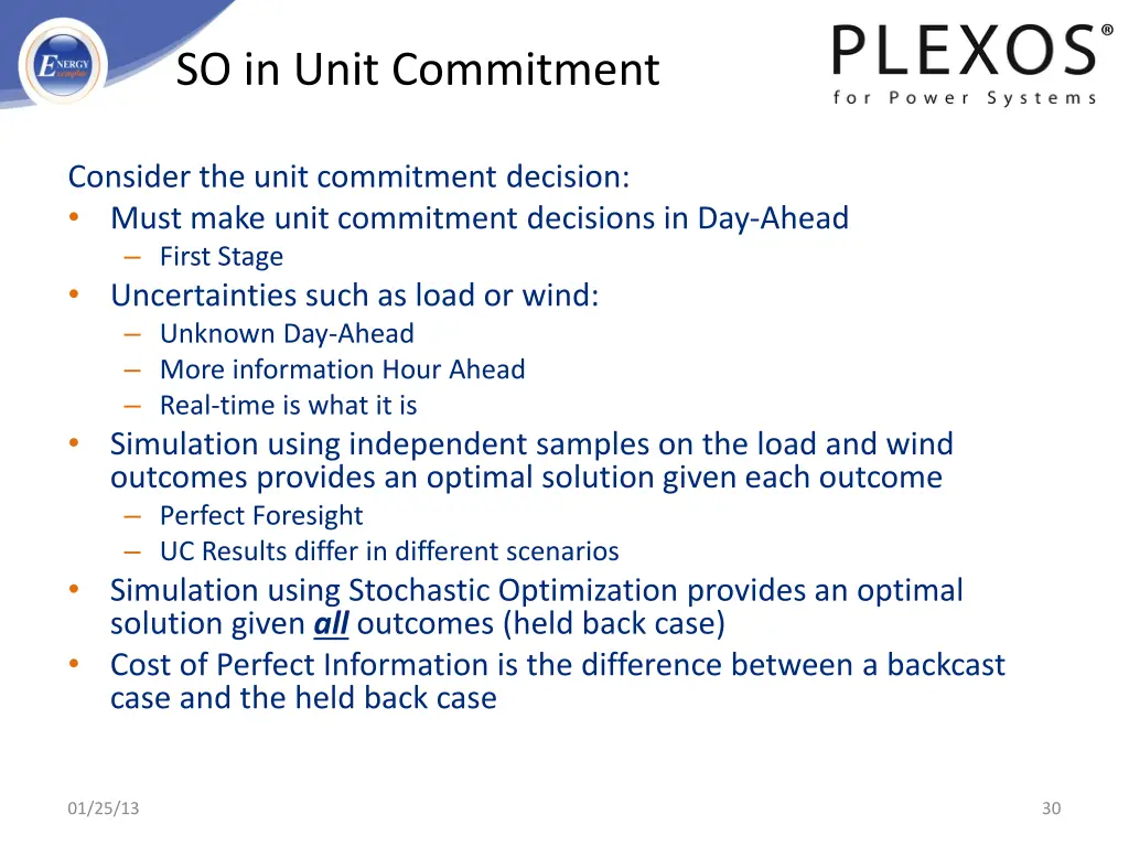 so in unit commitment