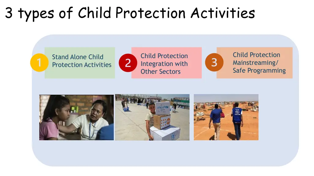 3 types of child protection activities