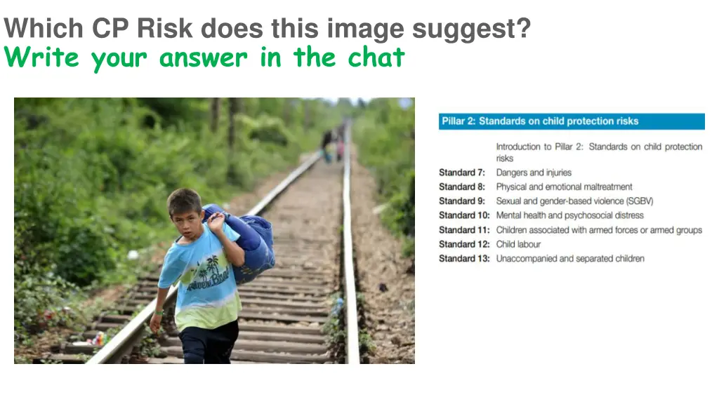 which cp risk does this image suggest write your 3