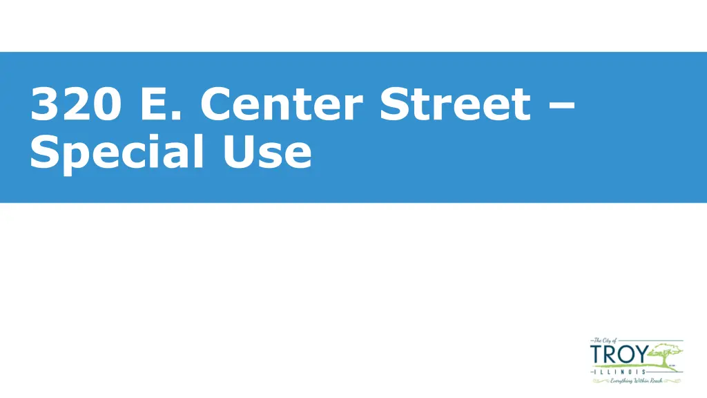 320 e center street special use