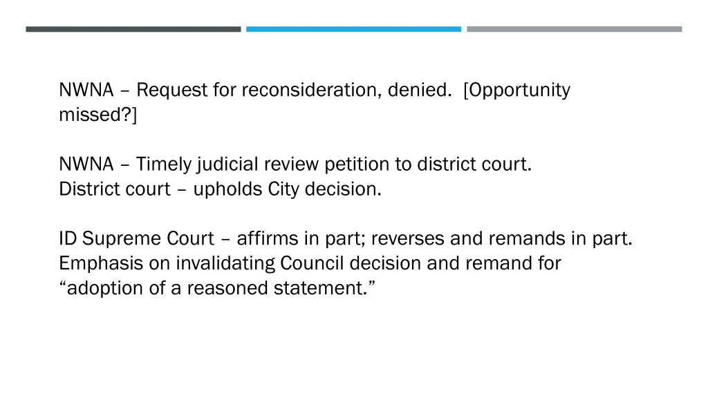 nwna request for reconsideration denied