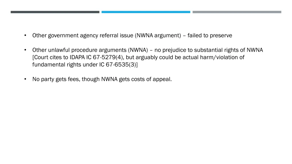 other government agency referral issue nwna