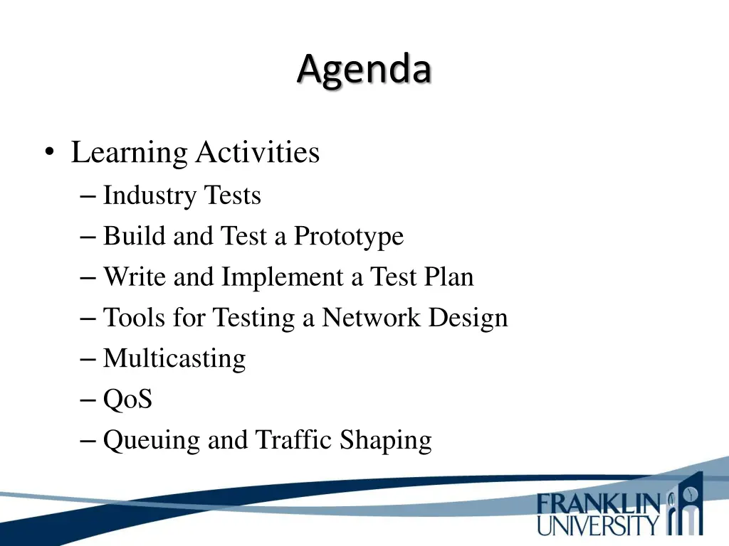 agenda