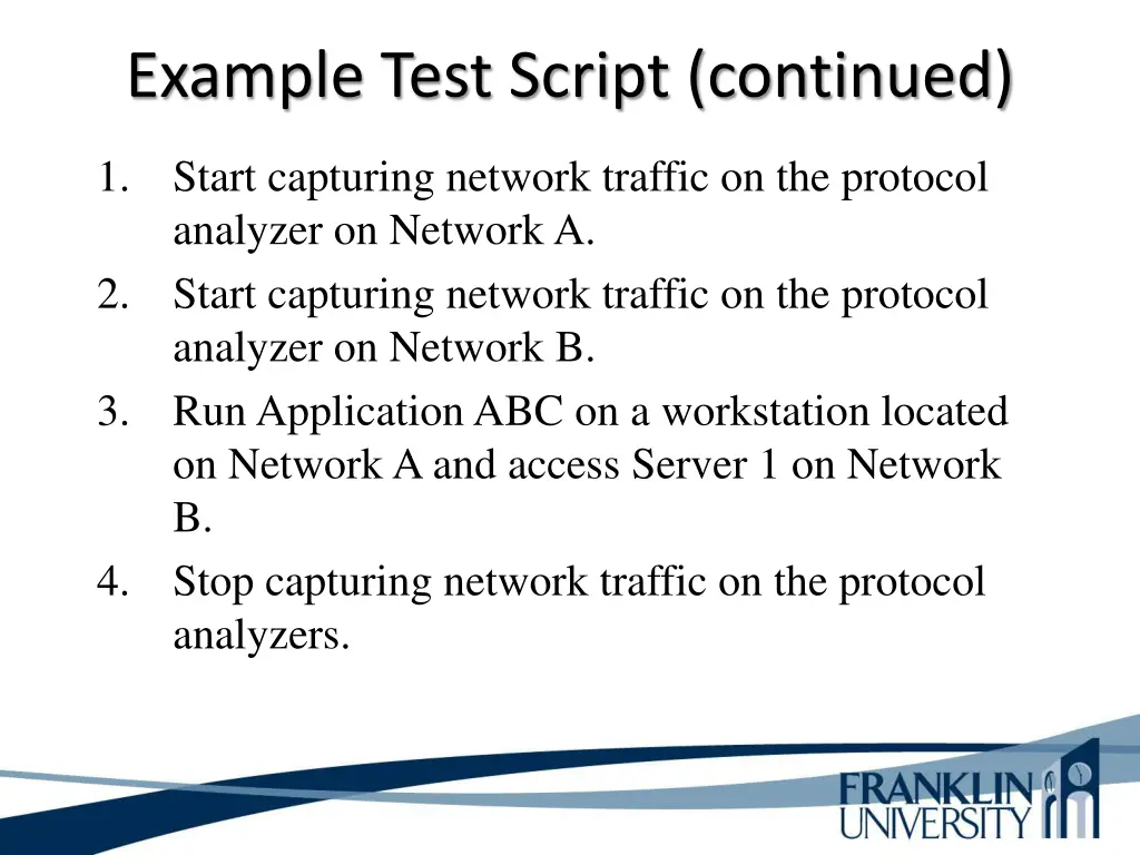 example test script continued 1