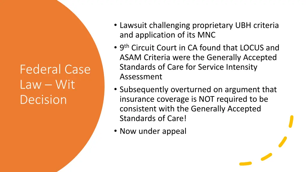 lawsuit challenging proprietary ubh criteria