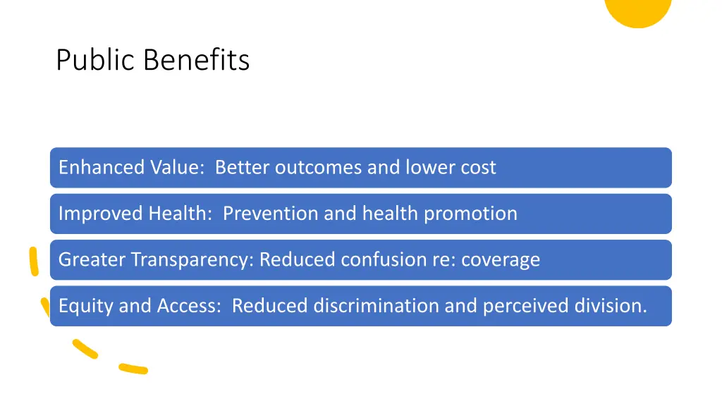 public benefits
