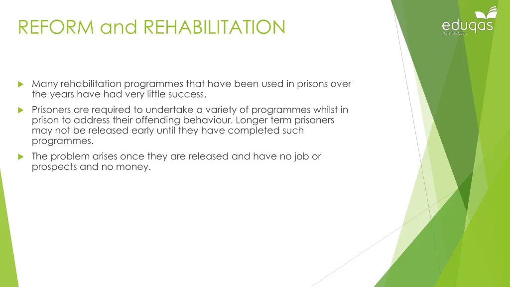 reform and rehabilitation 1