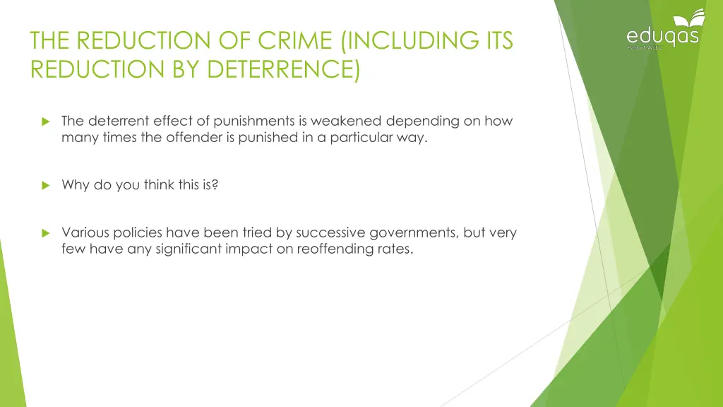 the reduction of crime including its reduction 2