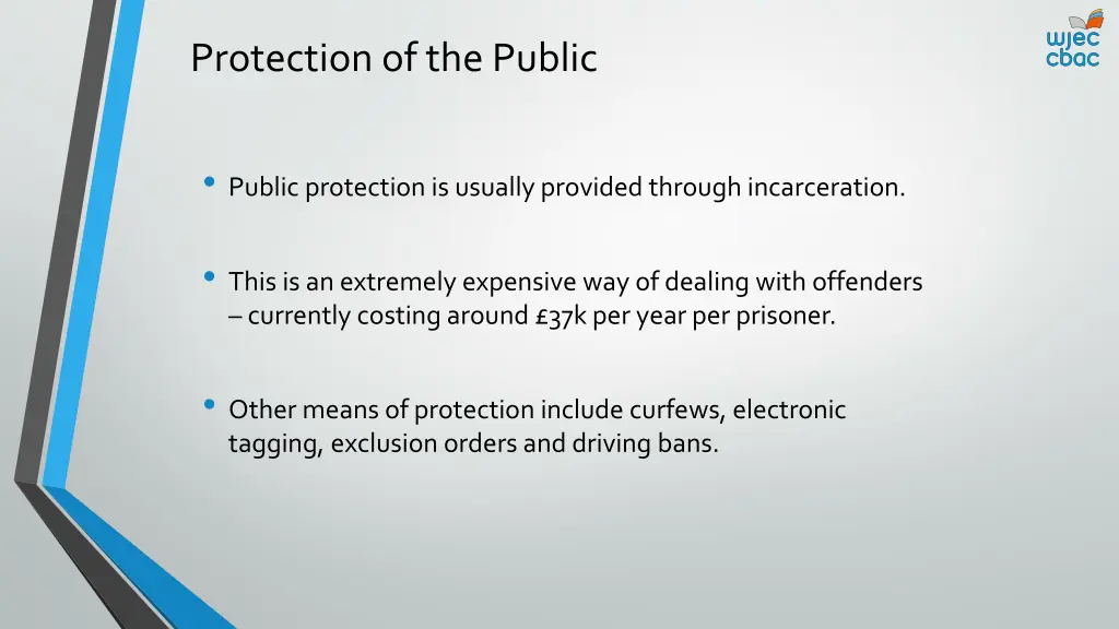 protection of the public