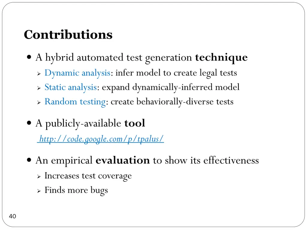 contributions
