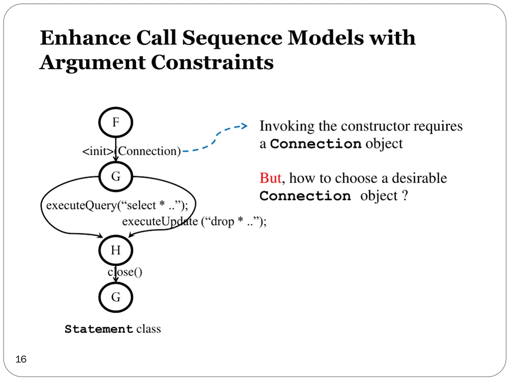 enhance call sequence models with argument