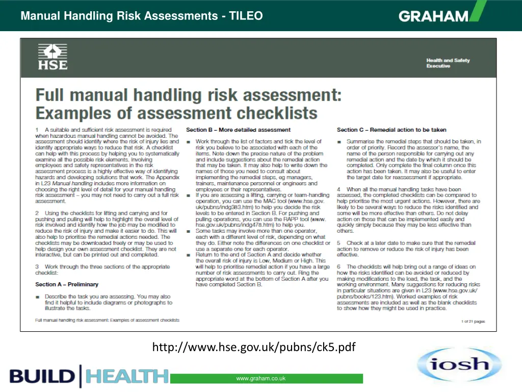 manual handling risk assessments tileo 3