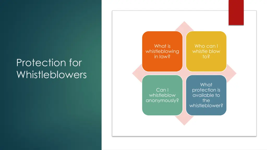 what is whistleblowing in law