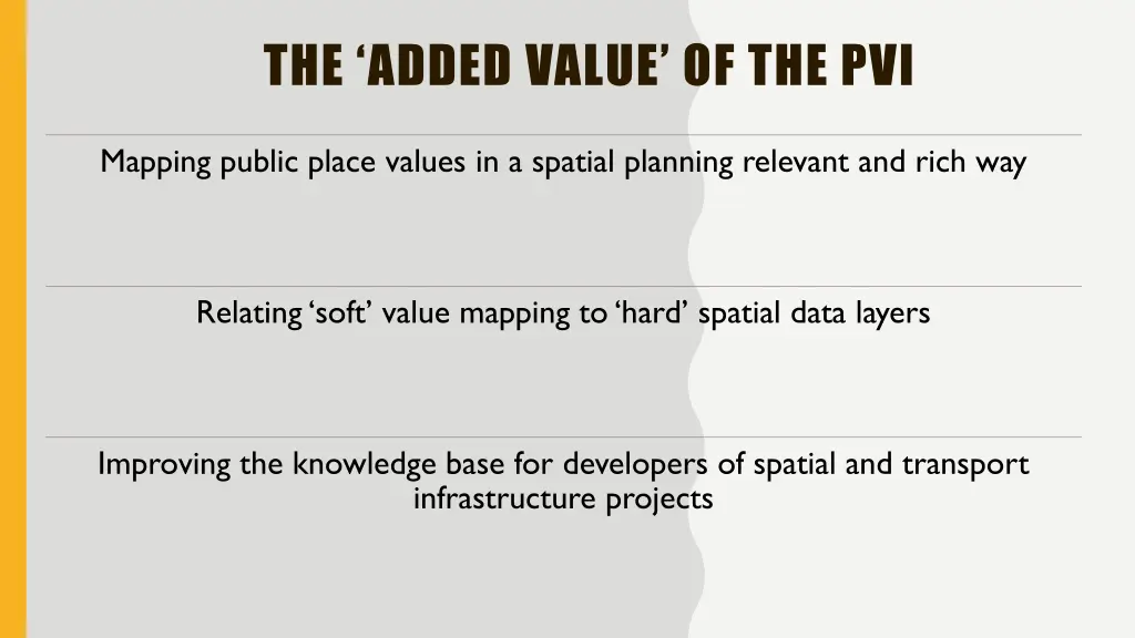 the added value of the pvi