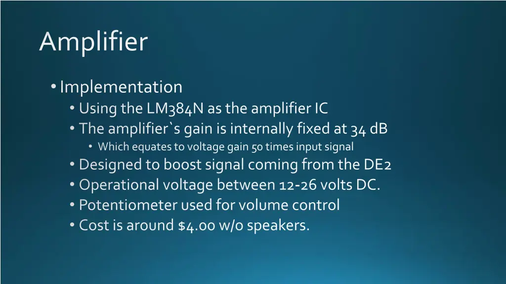 amplifier