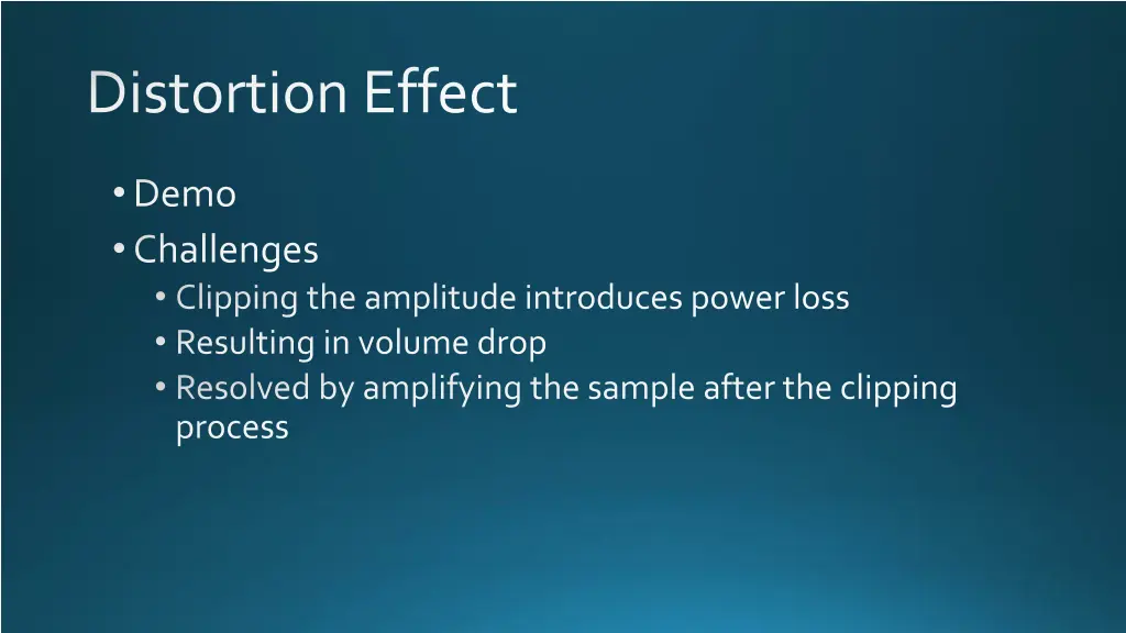 distortion effect 1