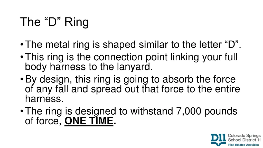 the d ring