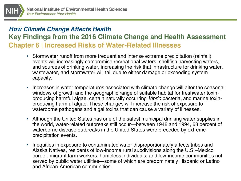 how climate change affects health key findings 4